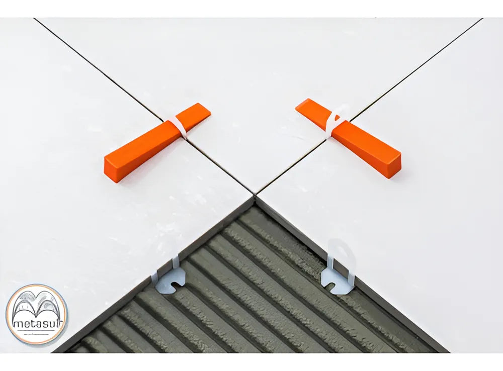 Espaçador Nivelador De Piso Pequeno 4mm Metasul - Thony Ferragem