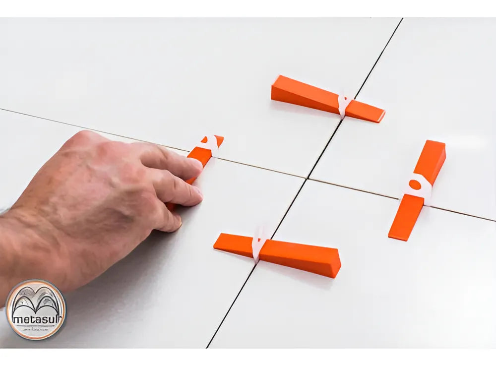 Espaçador Nivelador De Piso Pequeno 4mm Metasul - Thony Ferragem