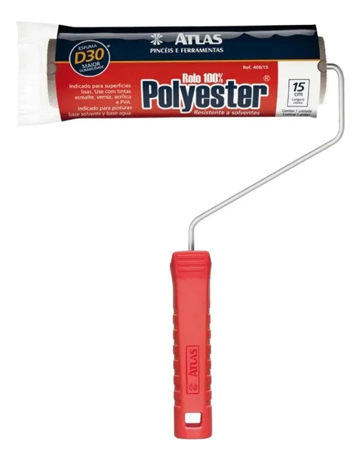 Rolo Espuma Poliester 15cm Atlas - Thony Ferragem