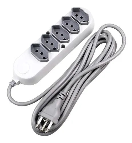 Extensao Eletrica 5 Tomadas 2p+T 10a/250v 1,5m Tramontina - Thony Ferragem
