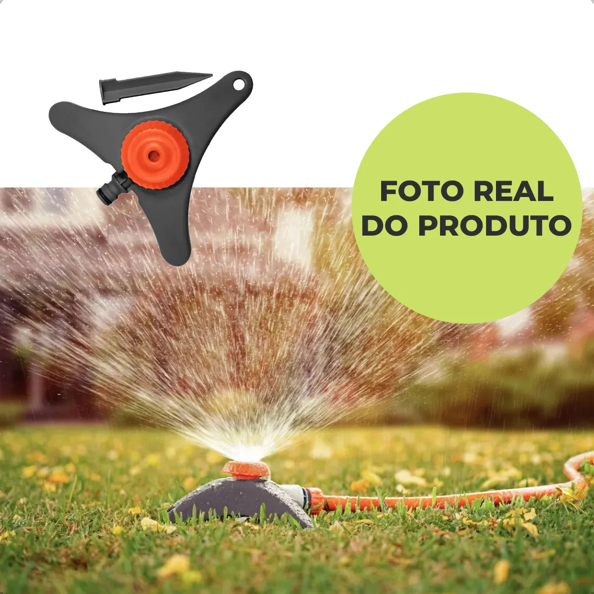 Aspersor Irrigador Estático Jardim Engate Rápido Tramontina - Thony Ferragem