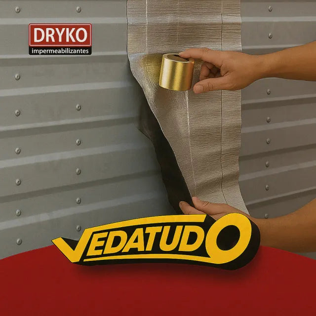 Fita Asfaltica Aluminio 30cm Dryco - Thony Ferragem