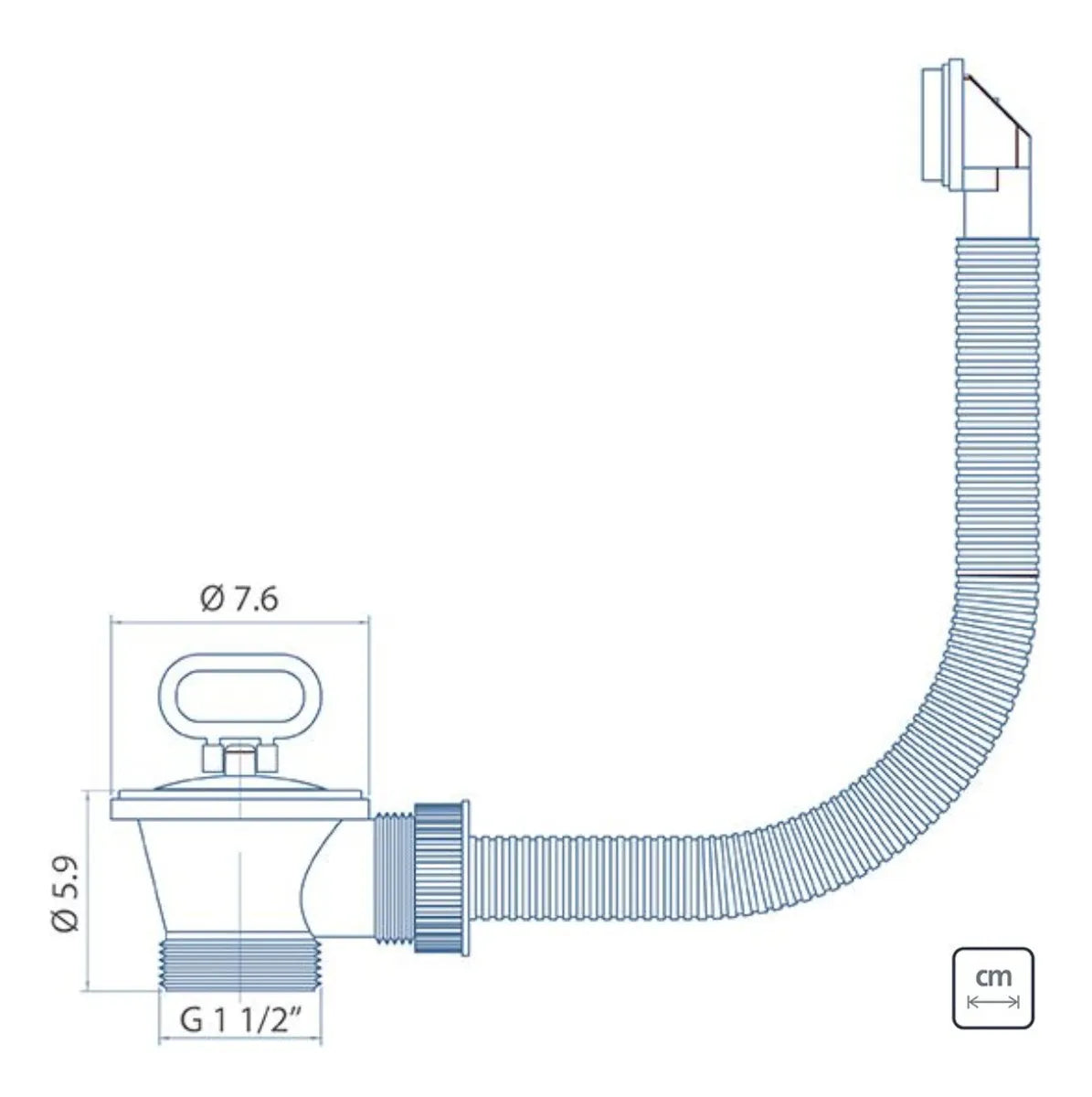 Válvula para Pia Inox 3" com Escape Tramontina - Thony Ferragem