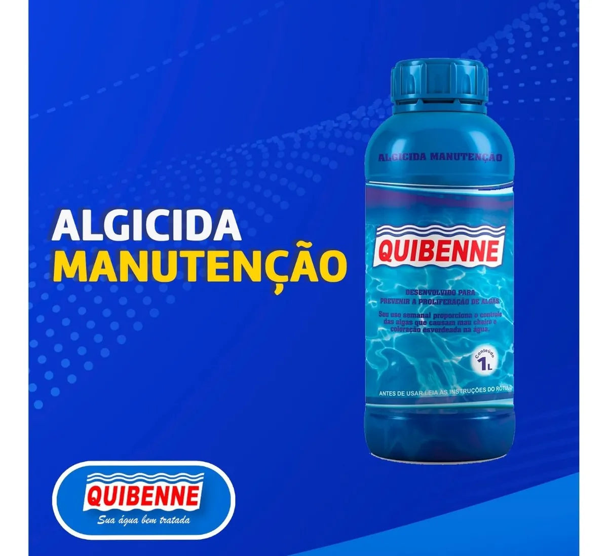 Algicida Manutenção 1lt Quibenne - Thony Ferragem