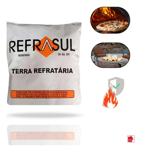 Terra Refrataria Saco De 10kg Refrasul - Thony Ferragem