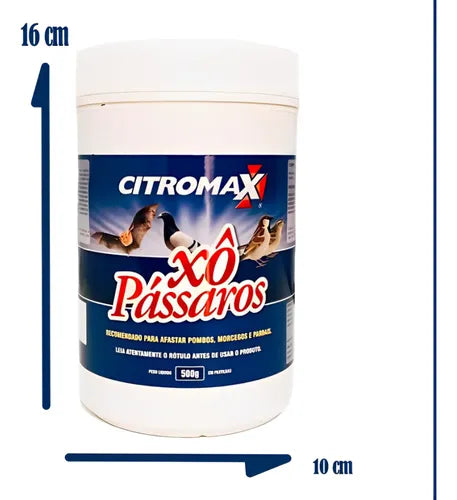 Xo Passaros Pote 500g Citromax - Thony Ferragem