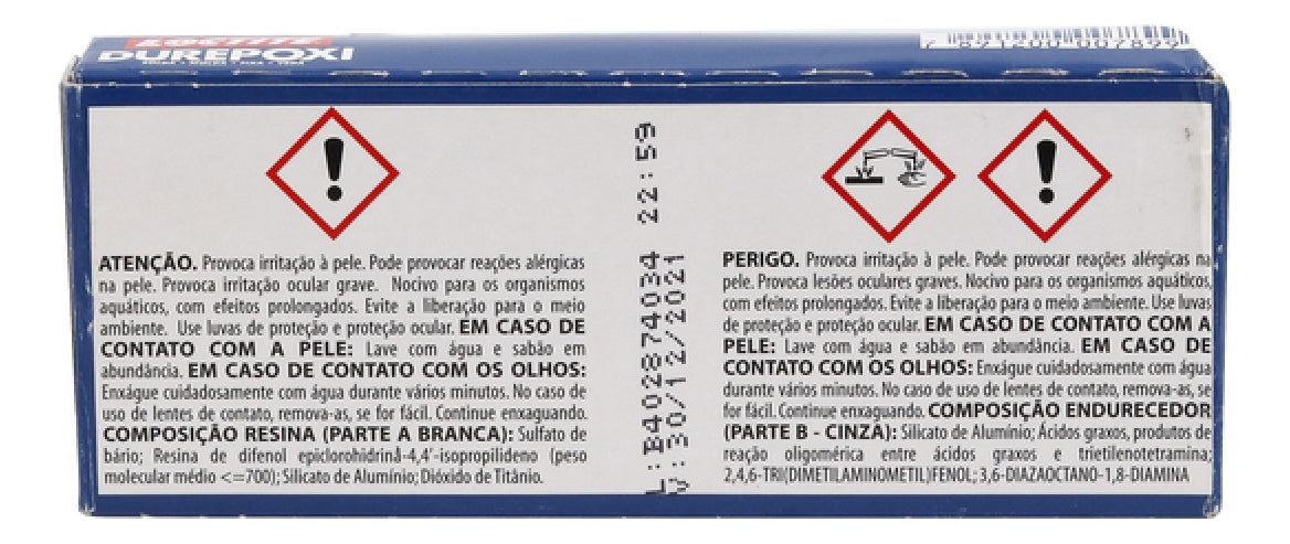 Massa Adesiva Epóxi Durepoxi 250g Loctite Henkel - Thony Ferragem