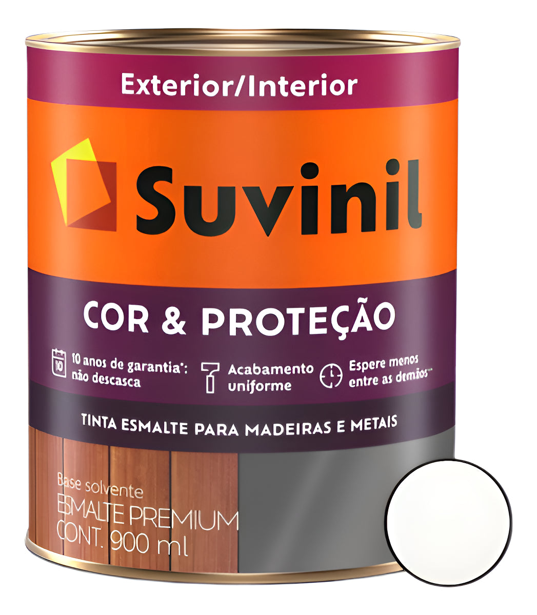 Tinta Esmalte Sintetico Brilhante Branco 0.90l Suvinil - Thony Ferragem