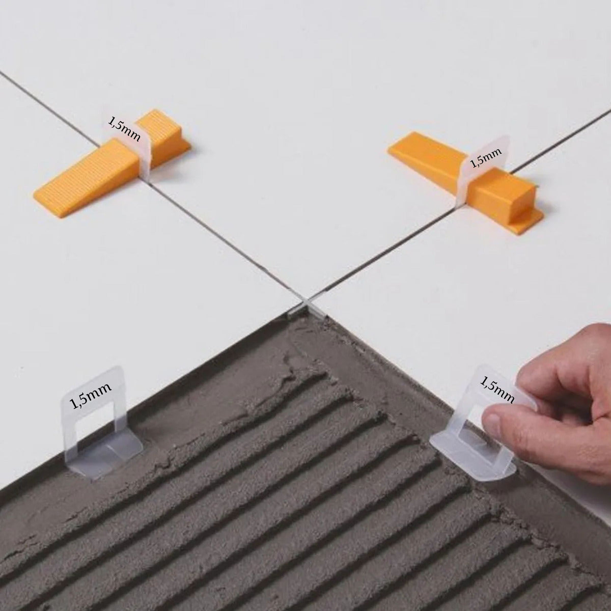 Espaçador Nivelador Para Piso 1,5mm C/ 50 peças Eco Cortag - Thony Ferragem