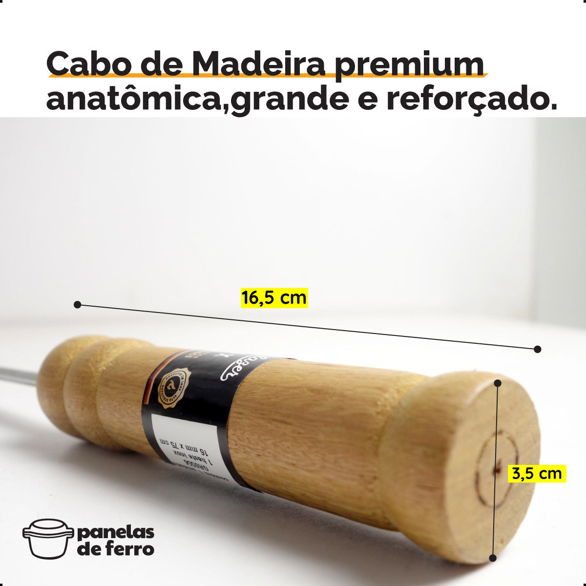 Espeto Inox Standard 1 Haste 75x48cm Grilazer - Thony Ferragem