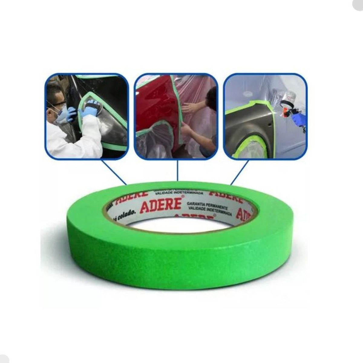 Fita Crepe Automotiva Verde 18mmx50m Adere - Thony Ferragem