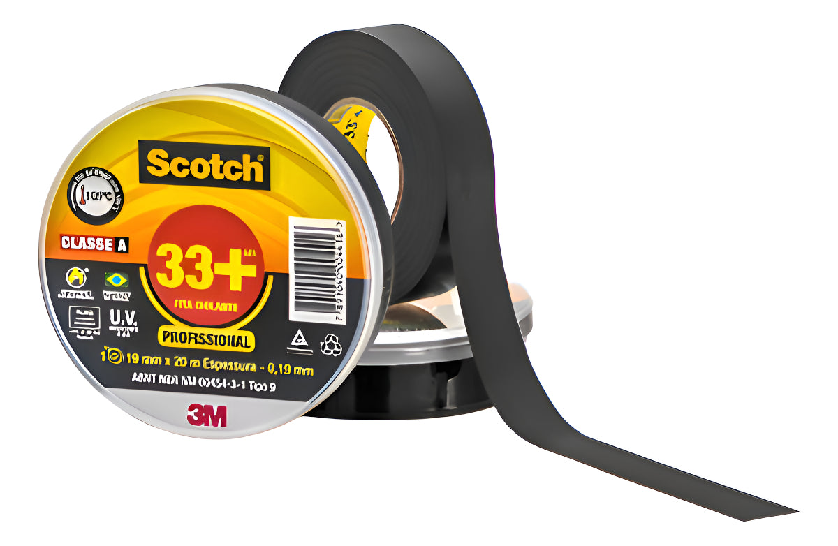 Fita Isolante Pvc Scotch 33 19mm X 20m 3M - Thony Ferragem