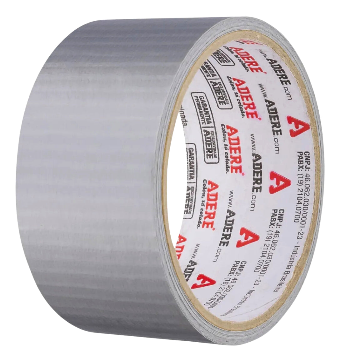 Fita Adesiva Silver Tape Prata 50mm X 5m Adere - Thony Ferragem