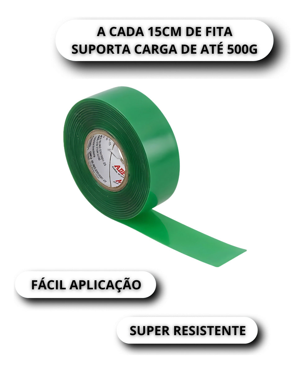 Fita Dupla Face Acrilica 12mm X 2m Adere - Thony Ferragem