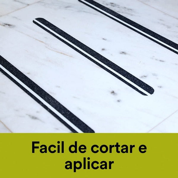 Fita Antiderrapante 50mm X 20m Preto Fosforescente 3M - Thony Ferragem