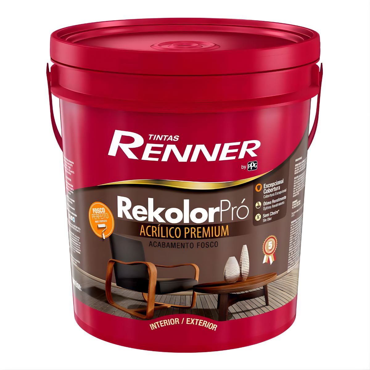 Tinta Rekolor Pro Fosco Branco 18L Renner