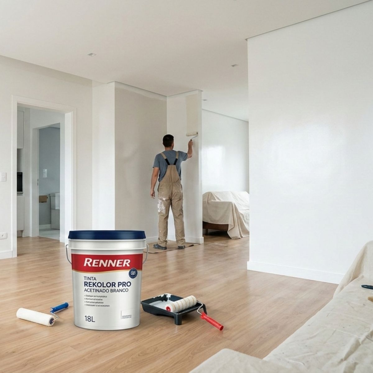 Tinta Rekolor Pro Fosco Branco 18L Renner