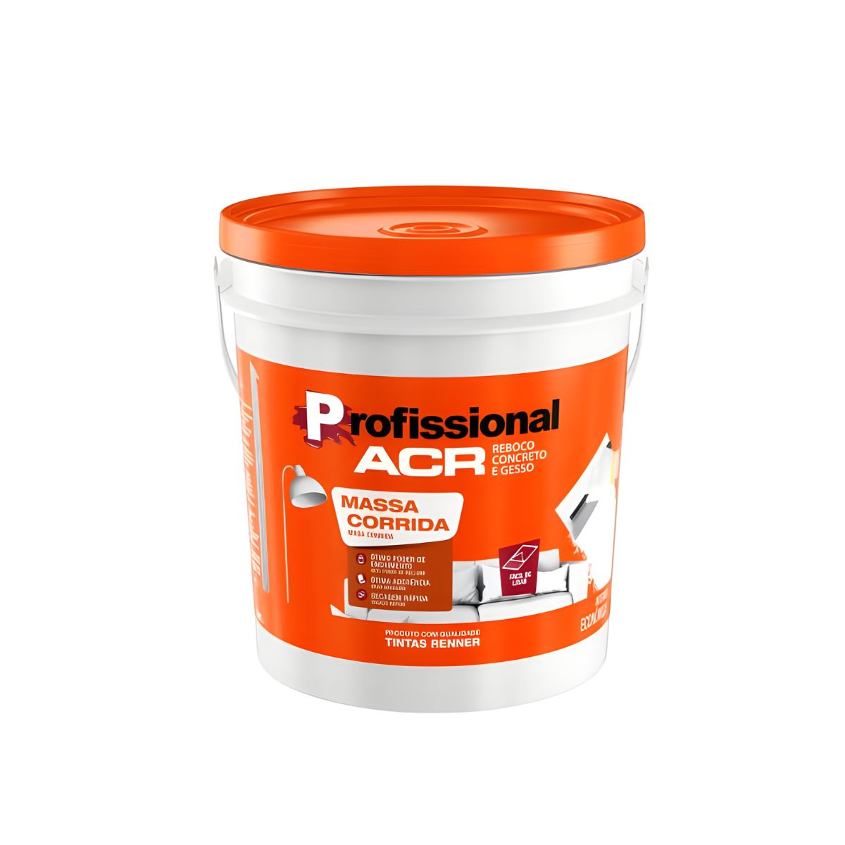 Massa Corrida ACR Branca 25kg Renner