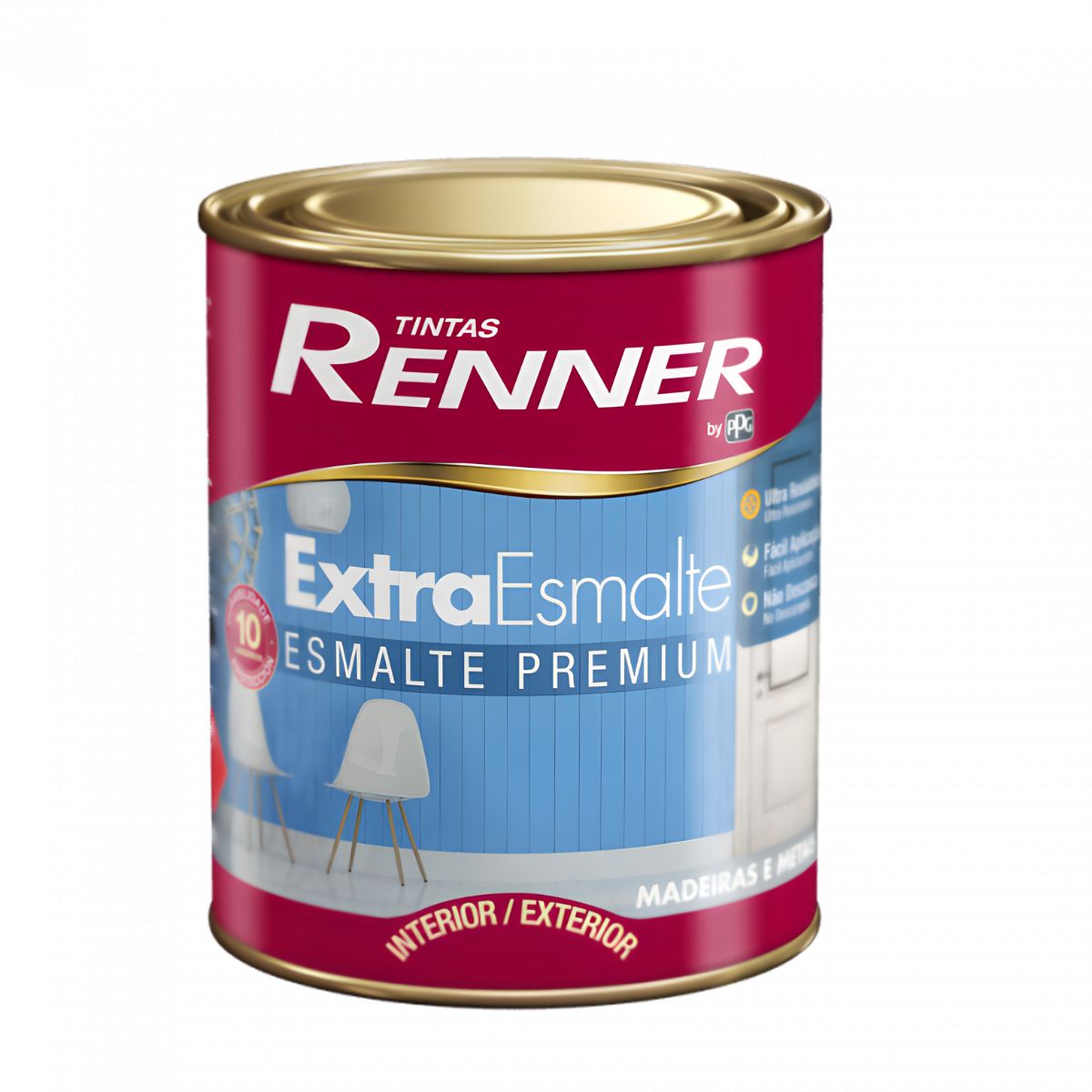 Esmalte Extra Acetinado Branco 900ml Renner