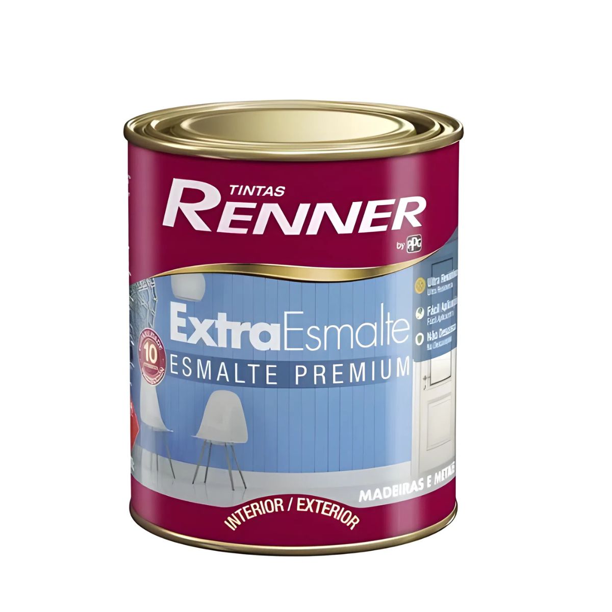 Esmalte Extra Preto Fosco 900ml Renner