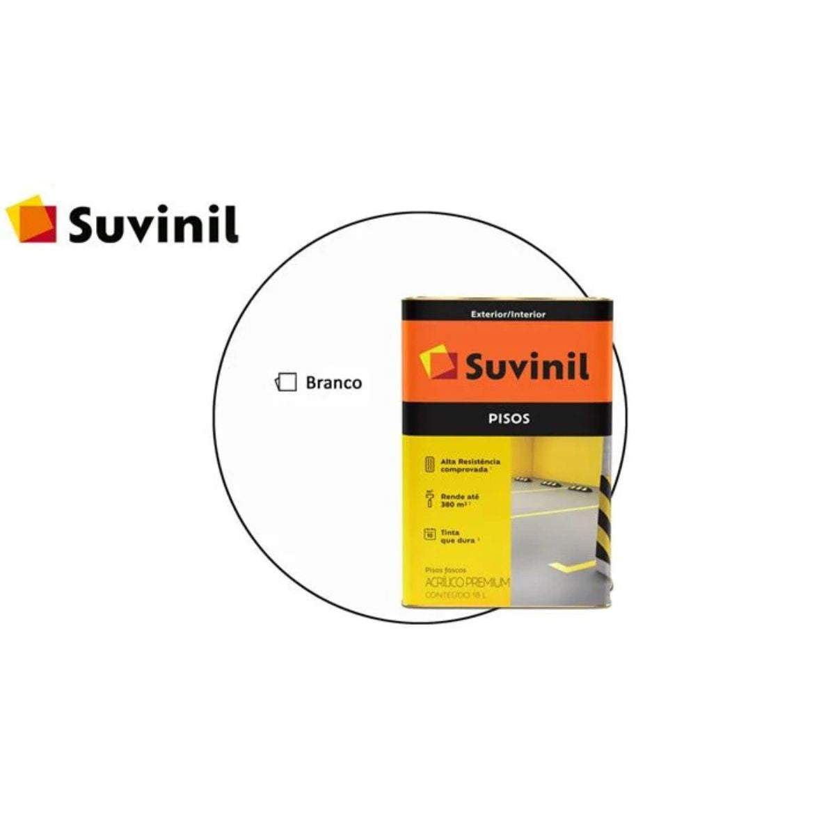 Tinta Piso Branco 18 Litros Suvinil