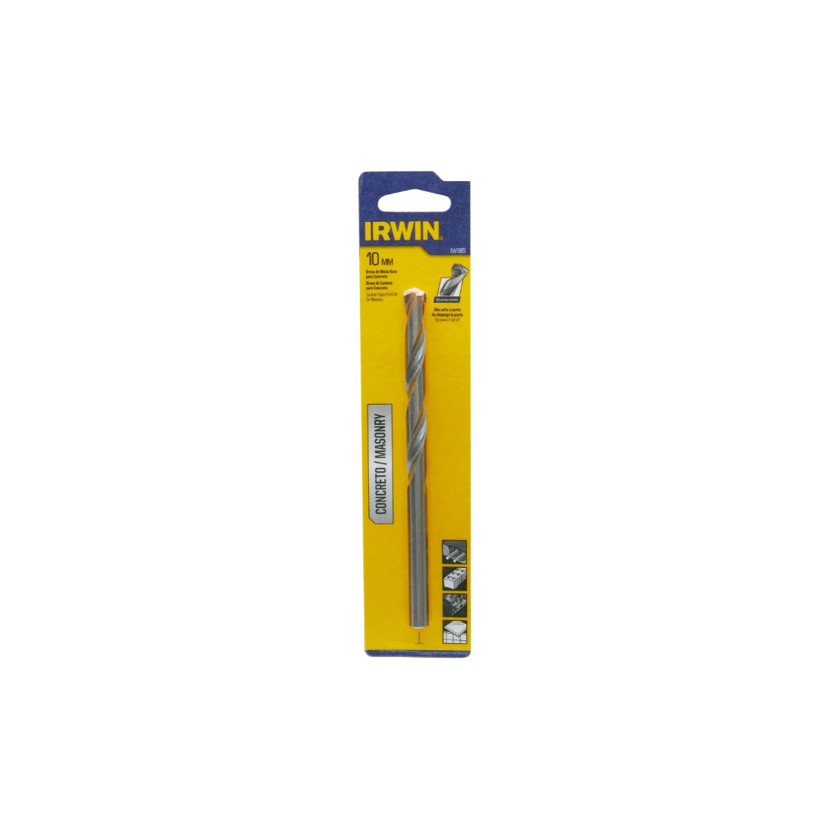 Broca Videa Para Concreto 10mmx150mm Irwin