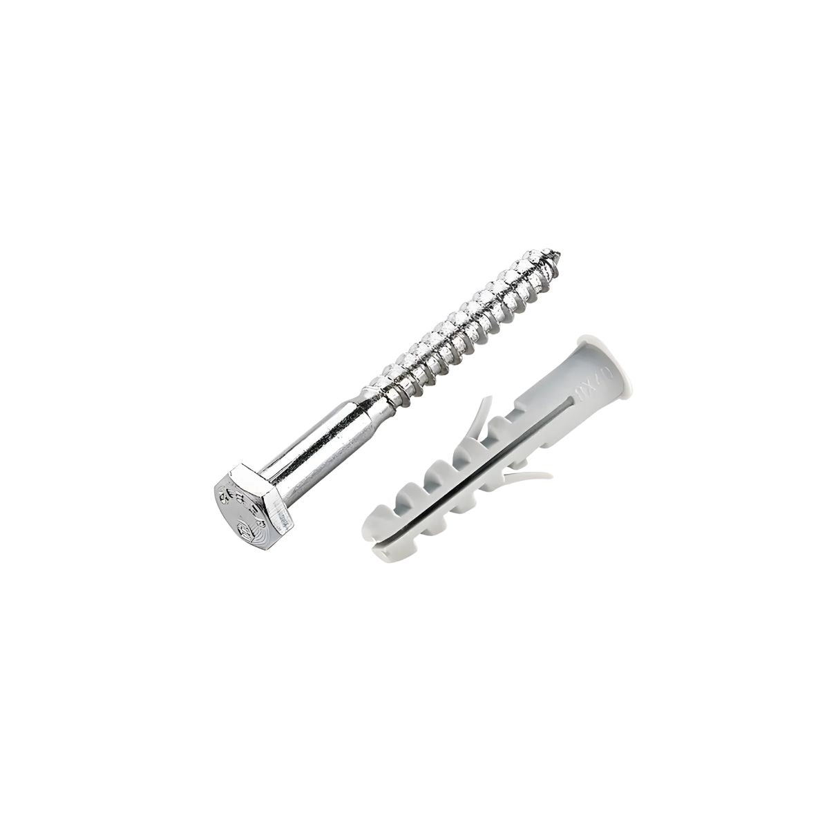 Bucha 10mm+Parafuso Cabeça Sextavada BemFixa