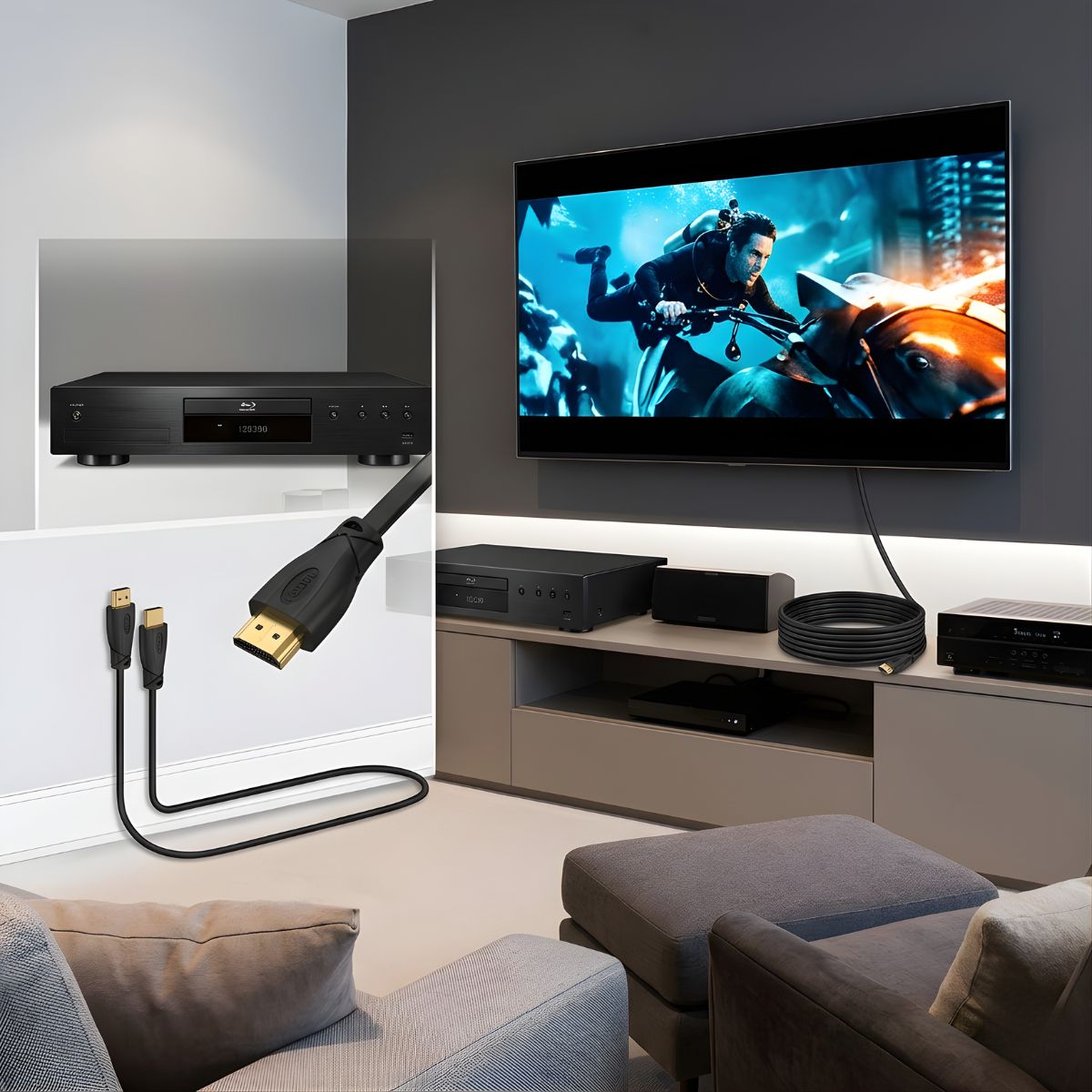 Cabo Hdmi 2.0v 3d Ready 4k 5M ELG