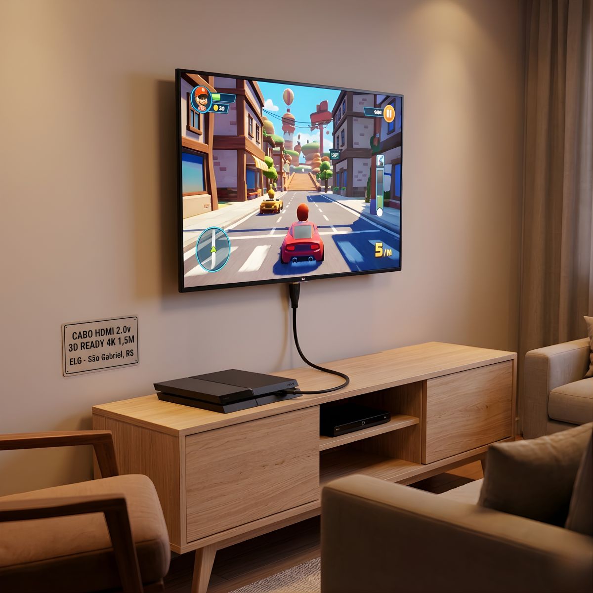 Cabo Hdmi 2.0v 3d Ready 4k 1,5M ELG