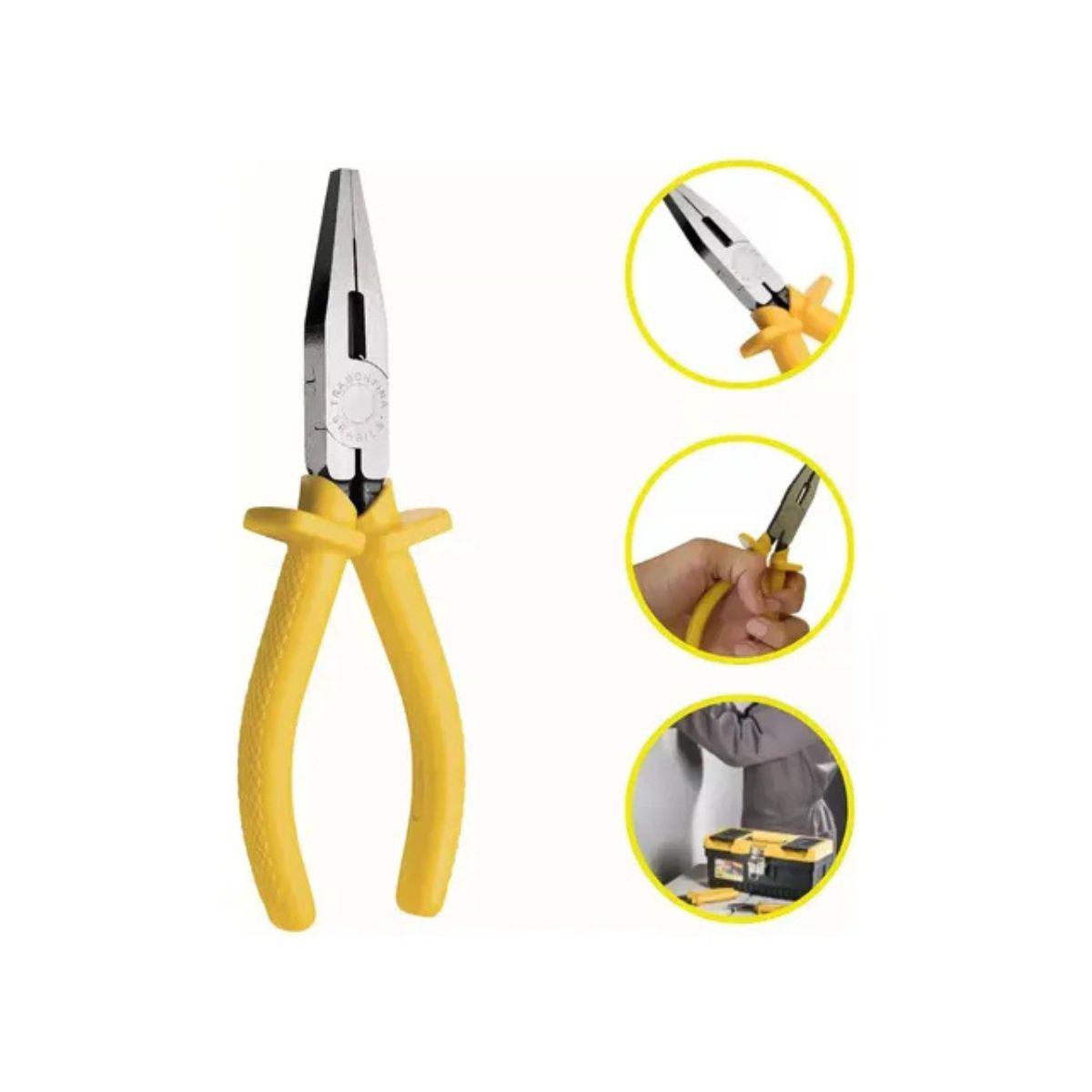 Alicate bico chato 6'' Dtools