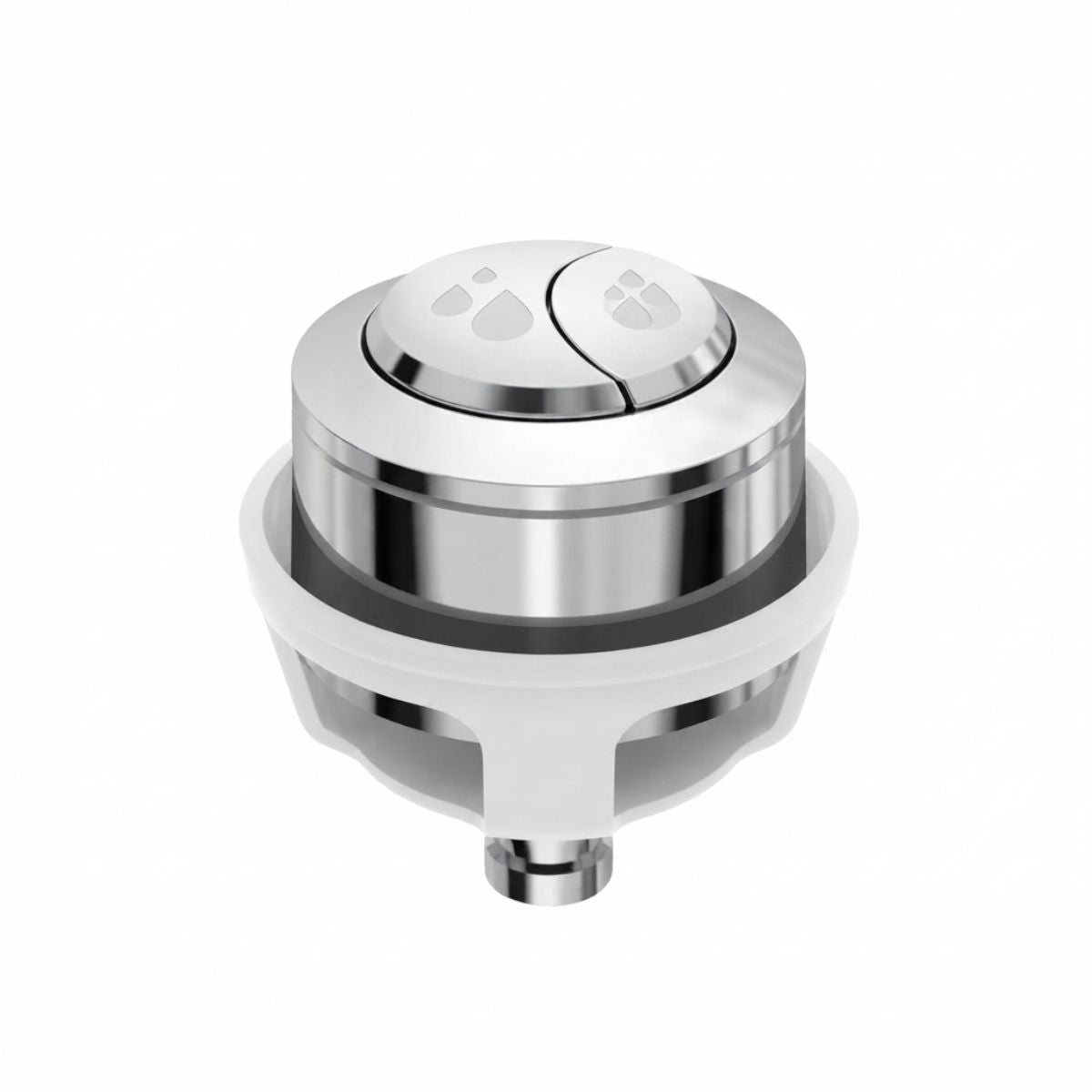 Botão de Acionamento Dual Flush Cromado Censi