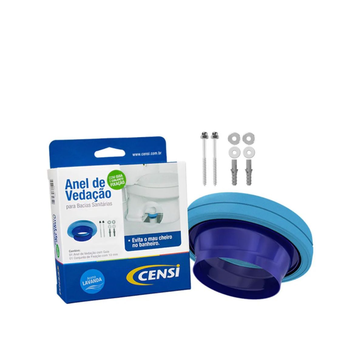 Kit Anel de Vedação com Guia e Conjunto de Fixação Censi