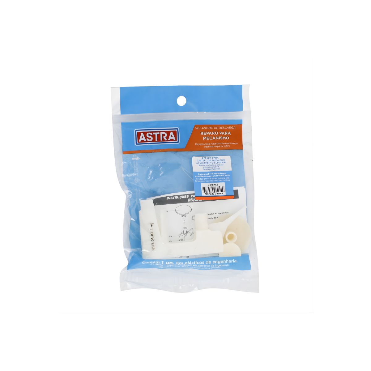 Conjunto Castelo de Acionamento para Caixa Acoplada Astra