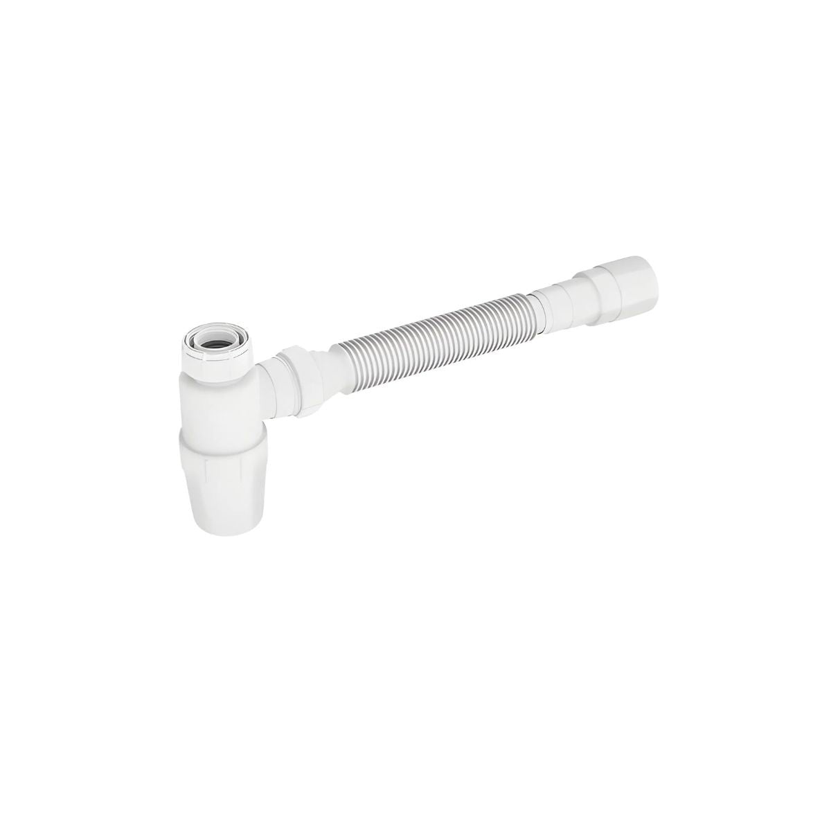 Sifão Tubo Extensível Branco com Copo Horizontal Censi