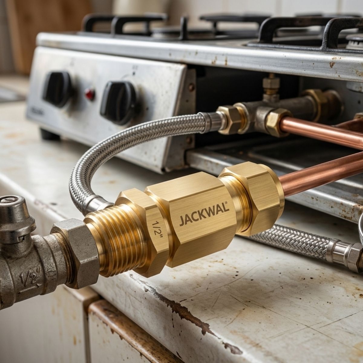 Válvula de Segurança para Fogão 1/2" Jackwal