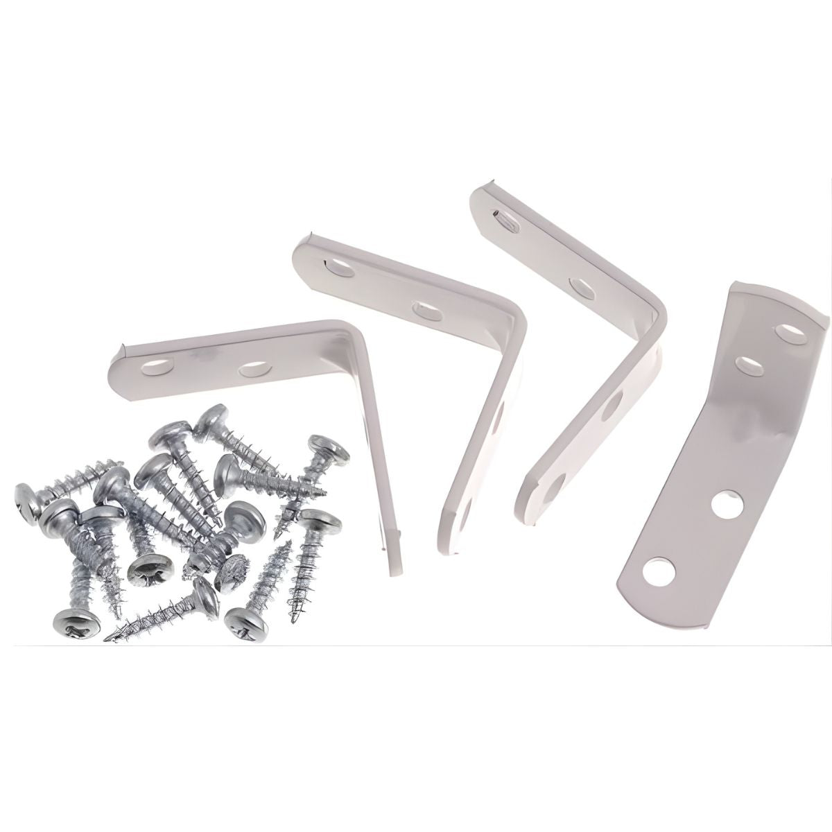 Cantoneira Branca 30 x 30 mm com 4 Peças BemFixa