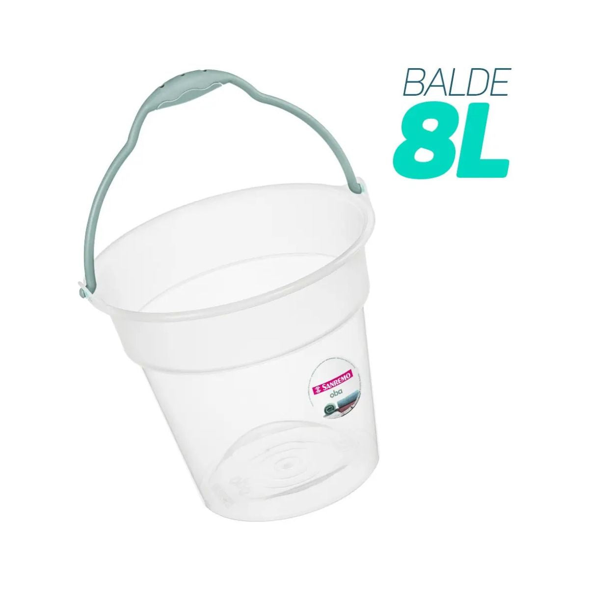 Balde Plástico 8 Litros Sanremo