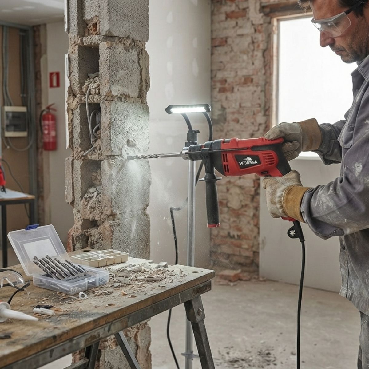 Martelete Perfurador/Rompedor 850W 220V Worker