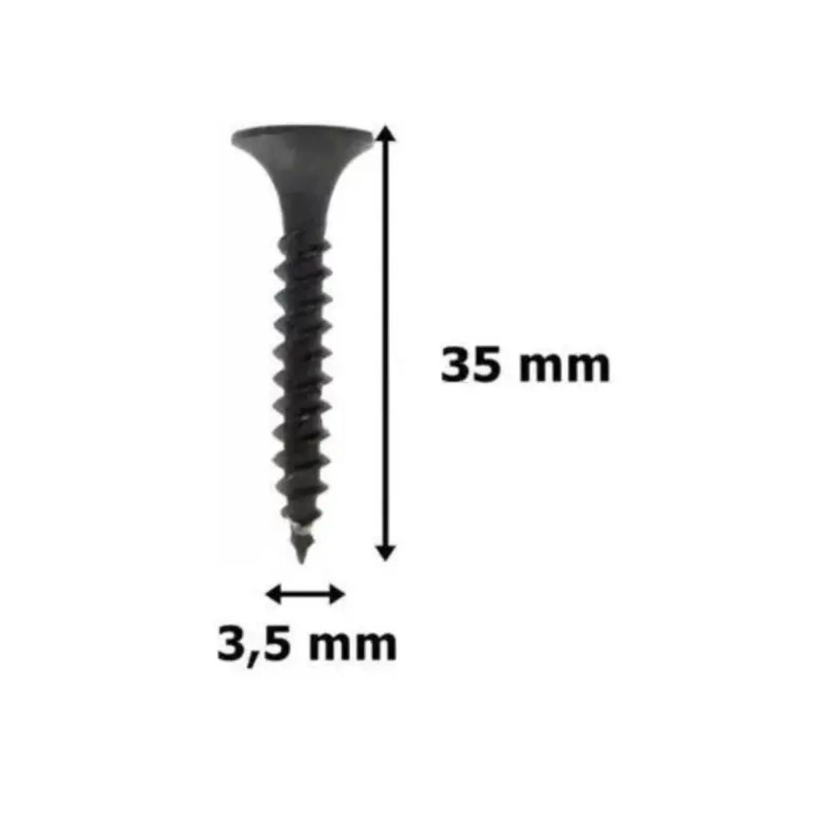 Parafuso Cabeça Trombeta 3,5 x 35 mm BemFixa