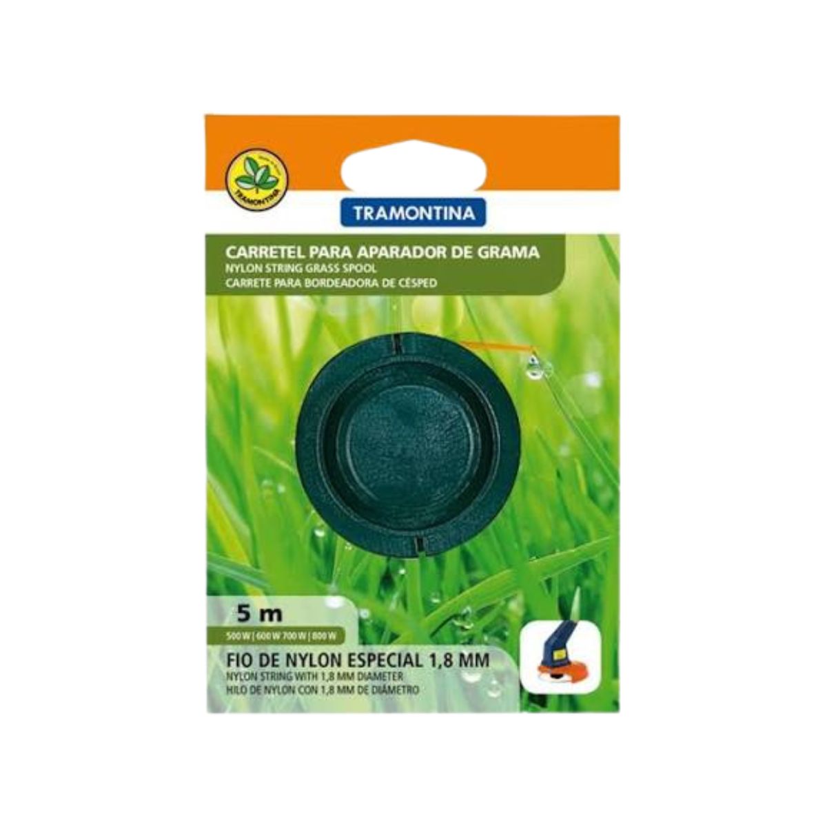 Carretel Fio de Nylon para Jardim 1,8 mm com 5 Metros Tramontina