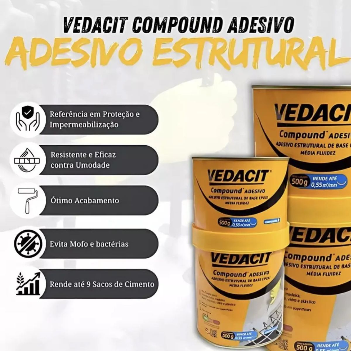 Vedacit Compound Adesivo 1kg
