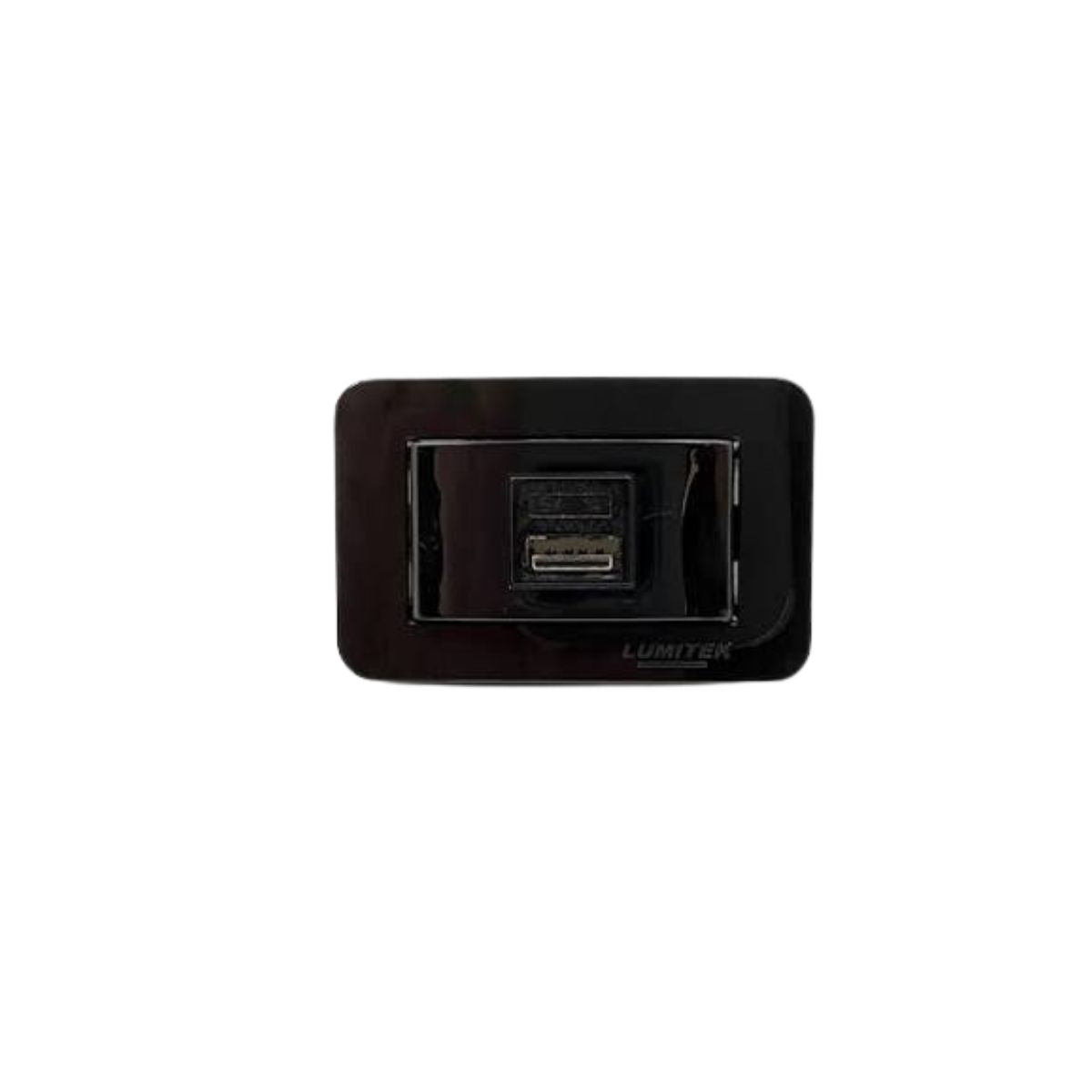 Tomada Usb Charger 1x5v 1a Preta Lumitek