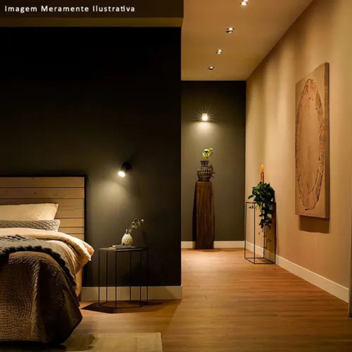 Spot LED Spotkit SL052 Quadrado 4,2W 2700K 350lm Philips