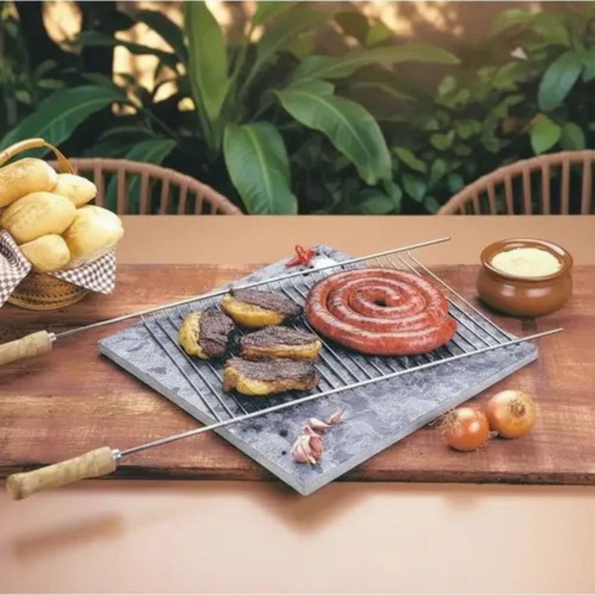 Grelha Churrasco Master Grill 01 Mor