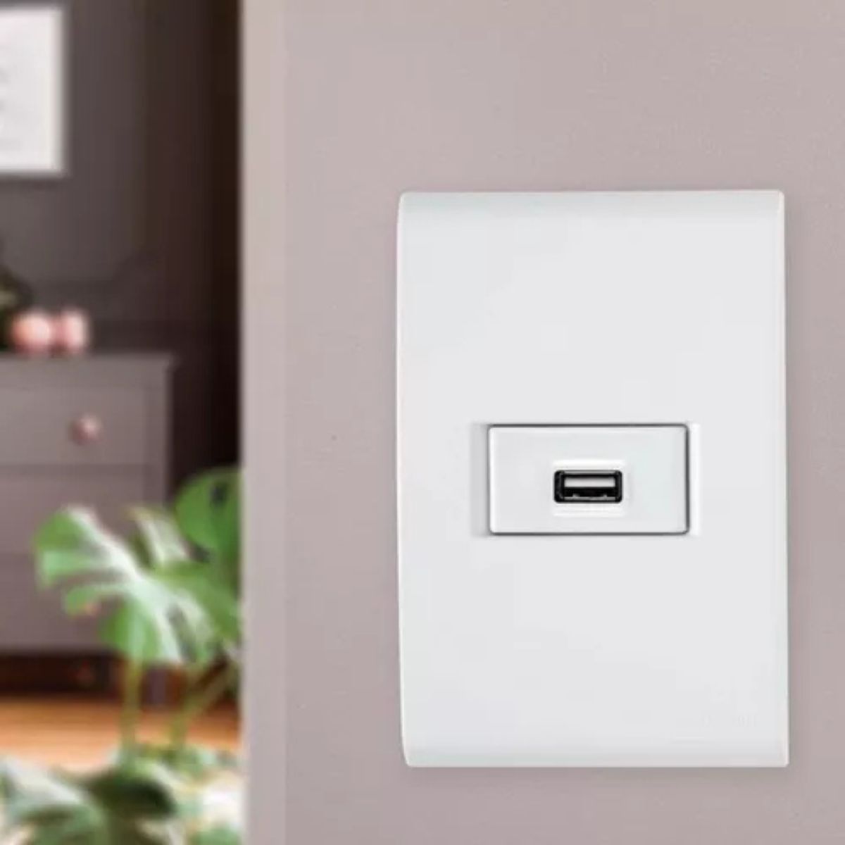 Modulo Tomada Usb 1,5a Bivolt Branco Tramontina