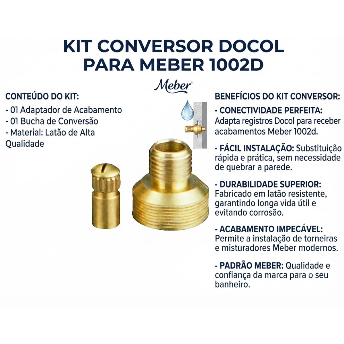 Kit Conversor Docol Meber 1002d Meber
