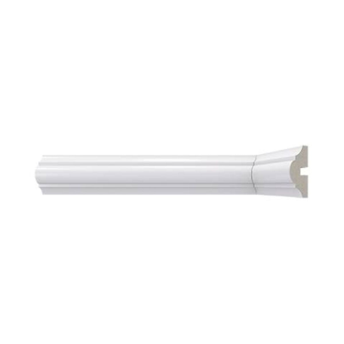 Roda Meio Poliestireno Branco BR 240cm Modelo 465 40x17mm Santa Luzia