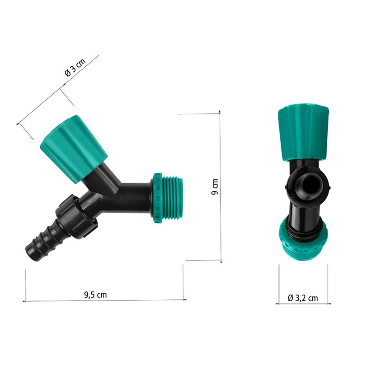 Torneira Plástica para Jardim com Redução Tramontina