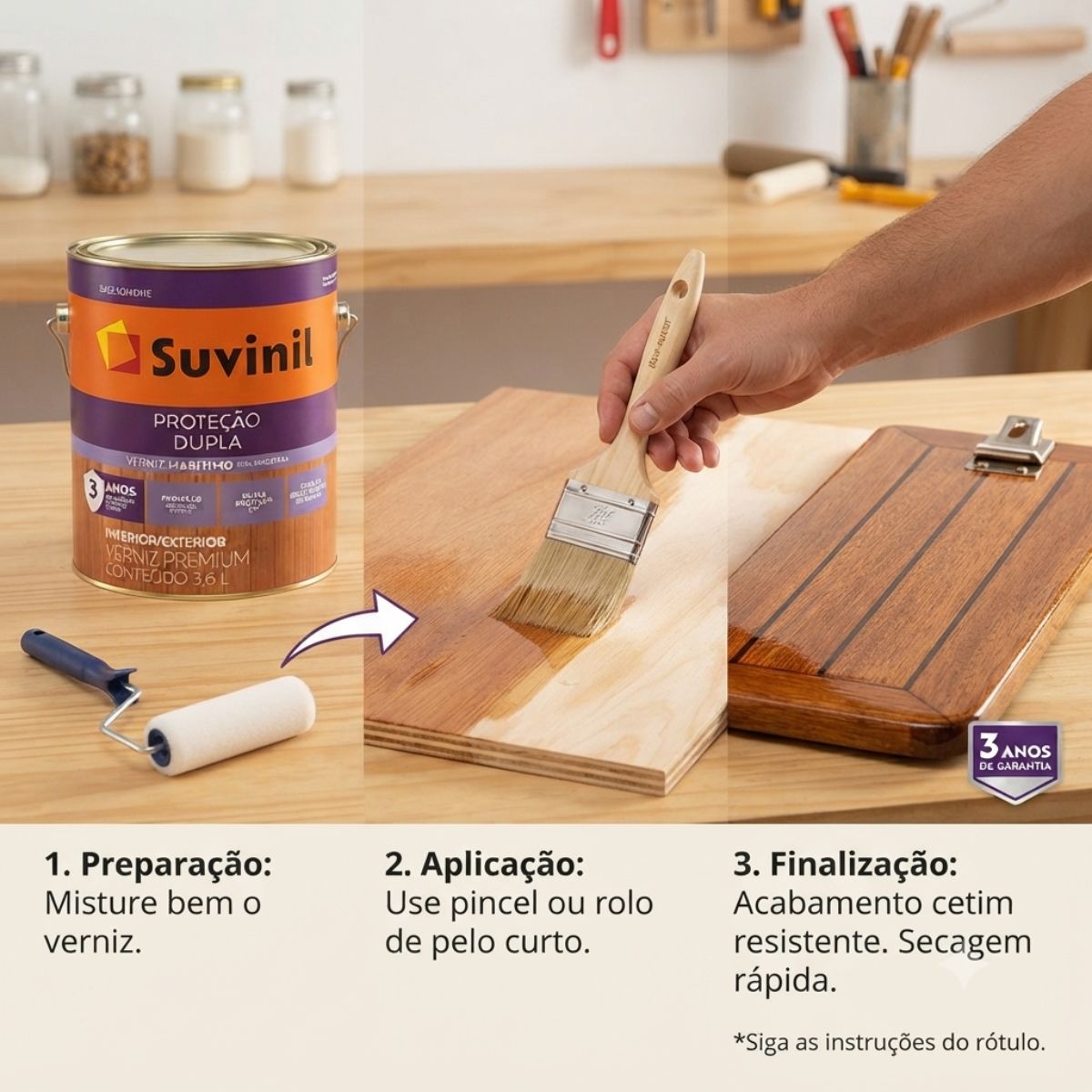 Verniz Marítimo Acetinado 3,6L Suvinil