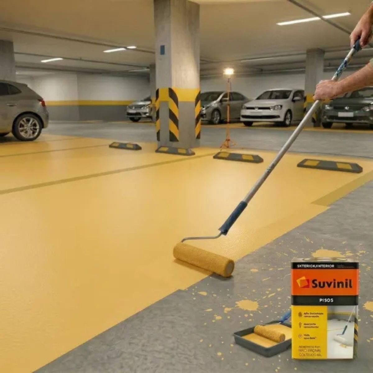 Tinta para Piso Amarelo 18L Suvinil